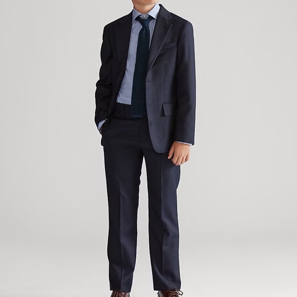 Ralph Lauren Wool Navy Boys Suit 20R/ W30/ L32